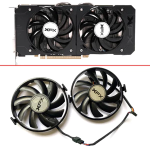 Iii2 Chiếc Quạt Làm Mát FDC10U12S9-C Thay Thế RX460 Cho XFX Radeon R9 380 380X R9 370 370X RX460 560 R7 350 360 370 Quạt Card Đồ Họa * *