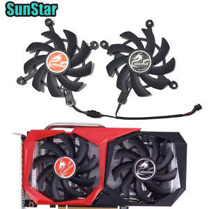 I 'New 2 Chiếc 85MM 4PIN GTX 1660 RTX 2060 Quạt Làm Mát Siêu GPU, Dành Cho Đầy Màu Sắc GTX 1650 1660 1660Ti RTX 2060 Siêu Card Đồ Họa- *
