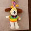 Mặt dây chuyền chó con sang trọng quá khổ 25cm Phụ kiện búp bê phù hợp thời trang