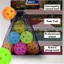 MAKY Pileball Injection Molding Resilient 40-Hole Ball - TPE Co Giãn Bóng Thể Thao Ngoài Trời Chơi Kinh Nghiệm VN