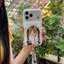 Ốp Điện Thoại Cho iPhone 17 Pro Max 16 15P IMD Craft Búp Bê Đáng Yêu Họa Tiết Cô Gái Màu Trắng Mềm TPU Chống Trầy Xước Vỏ Chống Bụi Bẩn Chống Rơi Có Dây Đeo Chống Mất Mặt Dây Chuyền