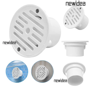 Ổ cắm thoát nước bể bơi NEWIDEA, Ống thoát nước sàn bể bơi có thể điều chỉnh dòng chảy PVC, Bộ phận thay thế SP-1424 chuyên nghiệp Lắp đầu vào bể bơi SPA