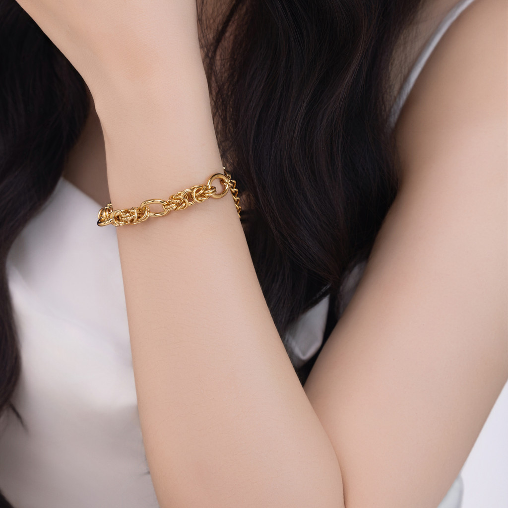 Lắc Tay nữ Twist Fusion cao cấp, cá tính, trẻ trung, đi tiệc đi chơi - DOJI
