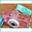 Bình Nước Máy Ảnh 400ml Kawaii Ví Uống Hình Camera Cốc Trong Suốt Dung Tích Lớn Bình Nước Uống jiwvn