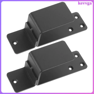 2 Chiếc U Giá Đỡ Barn Cửa Trượt Phần Cứng Để Treo Chốt Bộ Giá Đỡ Kim Loại kevga