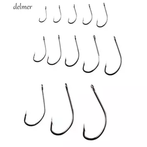 DELMER Móc Câu Cá Thép Gai Biển Pint Móc Phụ Kiện Câu Cá Carbon Cao 2- 17 Cá Chép Bay Móc Câu Cá Giải Quyết Mồi Móc Chân Dài Lớn