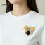 LUImo Tinh Tế Men Ong Trâm Cài Với Đá Lấp Lánh Phong Cách Ve Áo Pin Dành Cho Nữ Mặc Hàng Ngày Tiệc Tốt Nghiệp Quà Tặng Ngày Lễ SBS