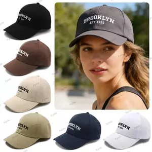 Mũ bóng chày PYCOU, Mũ Snapback thêu chữ thoáng khí, Mũ đôi chất lượng cao Mũ câu cá mặc hàng ngày