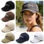 Mũ bóng chày PYCOU, Mũ Snapback thêu chữ thoáng khí, Mũ đôi chất lượng cao Mũ câu cá mặc hàng ngày