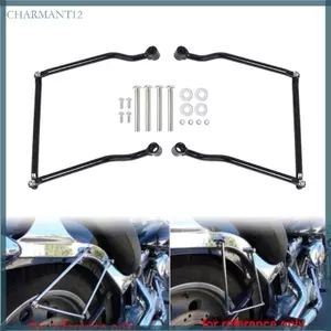 Char Phụ Kiện Xe Máy Saddlebag Hỗ Trợ Giá Đỡ Thép Chịu Lực Xây Dựng Bên Túi Giá Đỡ Cho Đường Dài R
