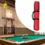 Hộp đựng Cue bể bơi 8 lỗ với thiết bị bỏ túi bên ngoài Túi lưu trữ Cue bể bơi