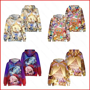 Shadow Milk Cookie hoạt hình Áo Hoodie Anime Áo Unisex Dài Tay Top