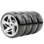4 Lốp Xe Trôi Cao Su Bằng Nhựa Cứng 63mm 12mm Hex 1 / 10 - Đa Năng Phù Hợp Cho TAMIYA TT02 XV01 HSP 94123 HPI KYOSHO WLtoys