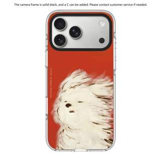 Windward Dog Clear Black HỒNG CAMERA RING EDITION Tác động từ tính Hút trong suốt cho IPhone 17 / 16 / 15 / 14 / 13 Pro Max Air với bao bì cao cấp