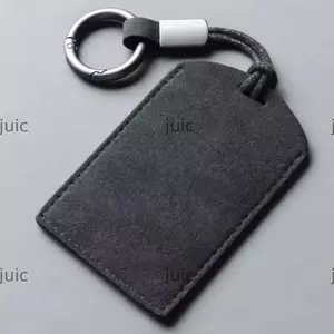 Giá đỡ thẻ NFC trên ô tô JUIC, Giấy phép NFC Vỏ thẻ PVC Bao da thật, Vỏ bảo vệ Mini di động Phụ kiện ô tô