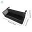 Giá Để Giường Với Thép Carbon Chắc Chắn Có Thể Điều Chỉnh Giỏ Treo Lưới Sắp Xếp Thiết Kế Đế An Toàn Thích Hợp Cho Phòng Ngủ Văn Phòng Ký Túc Xá Ban Công