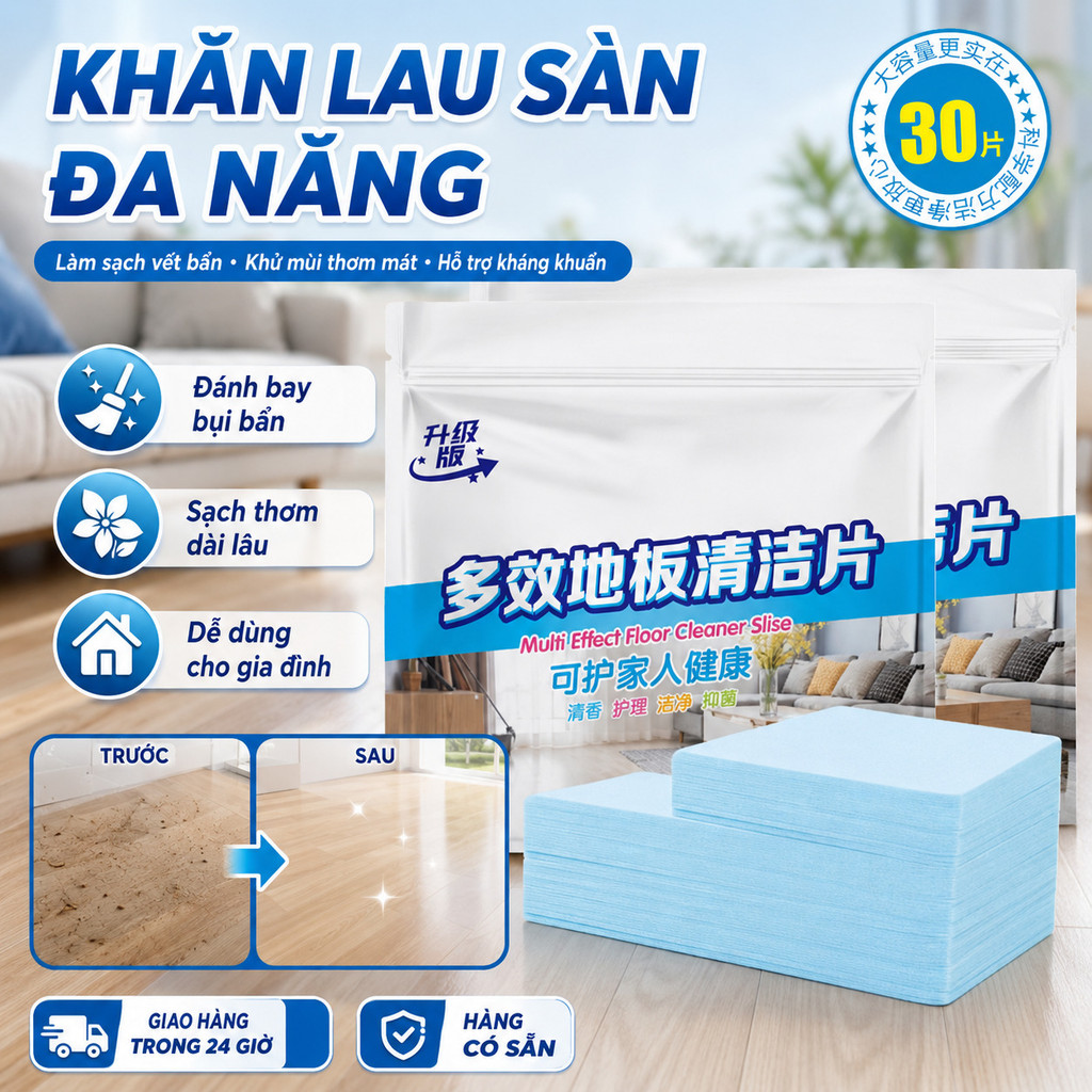 🔥Giá sốc🔥Nước lau sàn thơm/loại bỏ vết bẩn và bụi bẩn / Nước lau sàn gia dụng / Khăn lau sàn thơm/nuoc lau sàn/lau sàn thơm/Giấy lau sàn có mùi thơm/Khăn Lau Sàn Hòa Tan/Khăn Lau Sàn Kháng Vi Sinh
