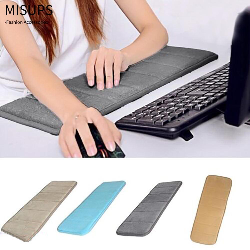 Miếng đệm khuỷu tay bàn phím MISUPS, Thảm khuỷu tay máy tính Cotton thấm mồ hôi, Quà tặng 60 * 20cm phím siêu mềm Khuỷu tay cho bàn để bàn