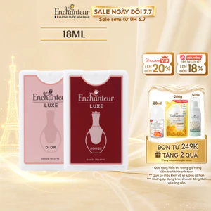 Nước hoa bỏ túi hương thơm sang trọng EDT Enchanteur Luxe Rouge/D'or 18ml - Đạt chứng nhận Safe Perfume và Cruelty Free