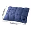 Gối Cổ Tử Cung SAIA, Gối Giường Ngủ Mềm Mại Hoa Xoắn, Thoải Mái 48 × 74cm Thoáng Khí Không Gọn Gối Bên Trong Sử Dụng Tại Nhà