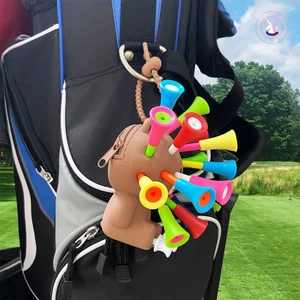Túi chơi gôn hình gấu hoạt hình Túi đựng Nylon chống thấm nước cho Tees Divot Dụng cụ đánh dấu