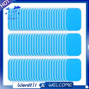 48 CÁI EMS Gel Pad, Tấm thay thế gel điện cực, Tấm gel thấm EMS, Phụ kiện huấn luyện cơ bụng