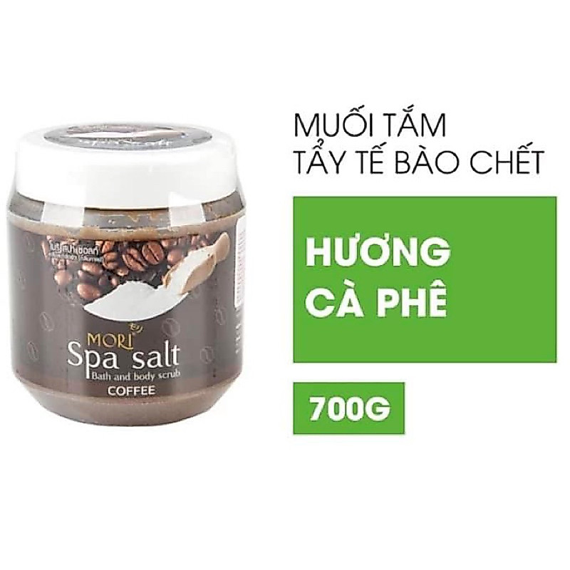 Muối Tắm Tẩy Tế Bào Chết chiết xuất Cà Phê Mori Spa Salt Bath & Body Scrub 700g | BigBuy360 - bigbuy360.vn