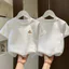 Áo thun ngắn tay bé trai Mùa hè phiên bản Hàn Quốc đẹp trai Cotton nguyên chất nửa tay 2026 Trẻ em mặc mùa hè Puffer Đẹp trai Top Hợp thời trang T HKRP