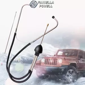 Công cụ chẩn đoán khối động cơ FANIELLAPOWELL, Ống nghe hình trụ bằng thép không gỉ, Dụng cụ nghe chẩn đoán Phát hiện tiếng ồn Đầu dò mở rộng Ống nghe sửa chữa tự động