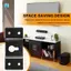 DIY Âm Thanh Hộp Âm Thanh Loa Treo Tường Sắt Móc Treo Tấm 5 Chiếc