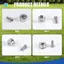 Trọng lượng đầu gậy Golf cho Driver Stealth Plus 2022, phụ kiện điều chỉnh trọng lượng phía sau cho Stealth Driver, Fairway và Hybrid
