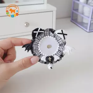 CANAMEK DIY Thủ Công Ren Anime Huy Hiệu Giữ Huy Hiệu Đế Itabag Chân Hiển Thị Ảnh Braet Ruy Băng Trang Trí Cho Ita Túi Trang Trí CSF