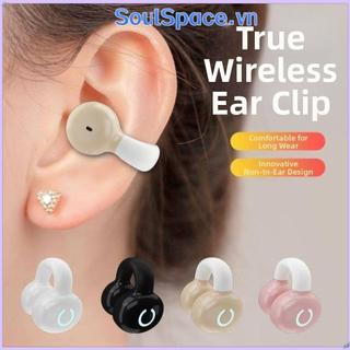 Tai nghe Bluetooth 5.3 SOULSPACE dẫn truyền xương 1 tai, cuộc gọi dài, âm thanh HiFi không dây