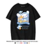 Sanrio Cinnamoroll trẻ em người lớn áo thun mùa hè Áo thun ngắn tay Anime