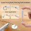 Dụng cụ lấy bóng xuyên thấu, 14g 16g 18g 20g Côn xỏ ngón, Dụng cụ thay đổi xỏ khuyên bằng thép cho bông tai đinh tán