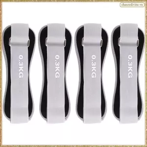 Dành cho Yoga, Đi bộ, Chạy bộ, Aerobics Dây đeo trọng lượng chân mô-đun 300g Trọng lượng cổ tay / mắt cá chân Bộ 4 dành cho nữ, nam