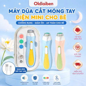 Oldlaiben - Máy dũa cắt móng tay bằng điện mini tiện dụng cho bé,Chống Rung Giảm Ồn,Có kèm dây sạc USB