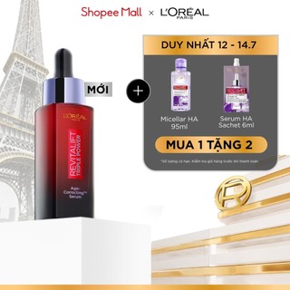 [MỚI] Dưỡng chất serum với ba loại peptides giảm nhăn, tăng độ săn chắc da L'Oréal Paris Revitalift Triple Power 30ml