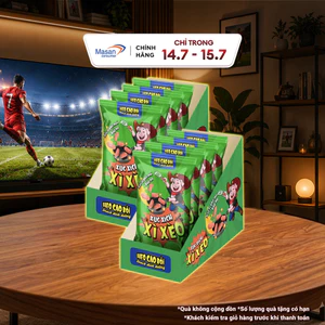 Combo 2 Hộp Xúc xích Xì Xèo Heo Cao Bồi 38 g x 10 gói