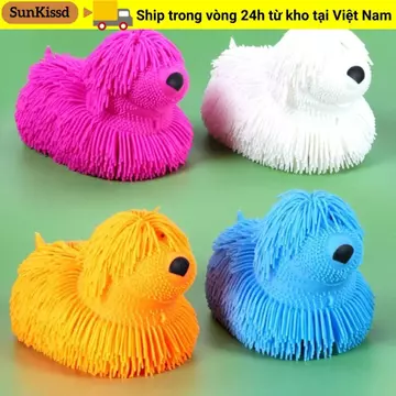 Đồ chơi cảm giác SUNKISSD, Đồ chơi giảm căng thẳng cho chó, Đồ chơi giải nén thỏ PVC dễ thương cho trẻ em