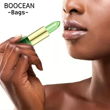 Son dưỡng môi lô hội BOOCEAN, Son dưỡng môi thay đổi màu lâu trôi, Dụng cụ trang điểm mỹ phẩm Chống nhăn Lip Water Feel Lip Oil dành cho nữ