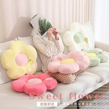 Flower Couch Pillow Cushion Office Long-Sitting Student Seat Cushion Soft Decoration for Living Room Thickening Chair Seat Cushion UKA3
