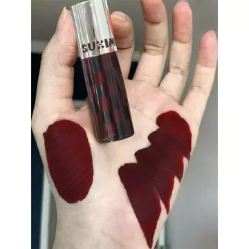 black rouge son black rouge Dark Series Cô Đặc Lip Glaze Lip Mud Matte Chống Phai Màu Chống Dính Cup Lần Sau Son Môi Màu Đỏ Đậm Nâu