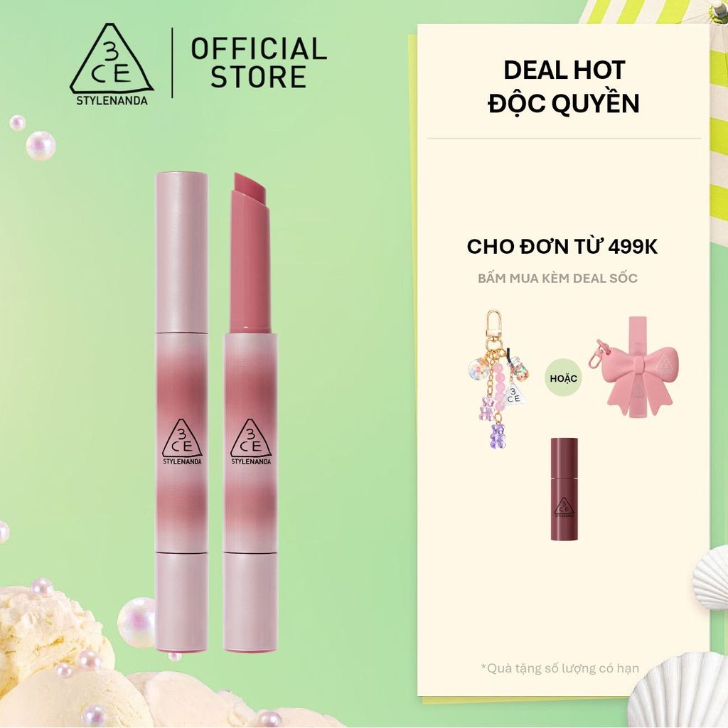 Son bóng dưỡng môi bắt sáng 3CE Shine Reflector (Son vặn 1 chiều)