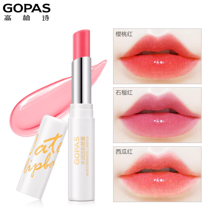 GOPAS / GOPAS Dưỡng Ẩm Màu Ánh Sáng Son Môi Son Môi Dưỡng Ẩm Dưỡng Ẩm Nam Nữ Chống Khô Học Sinh Dưỡng Ẩm Trong Suốt