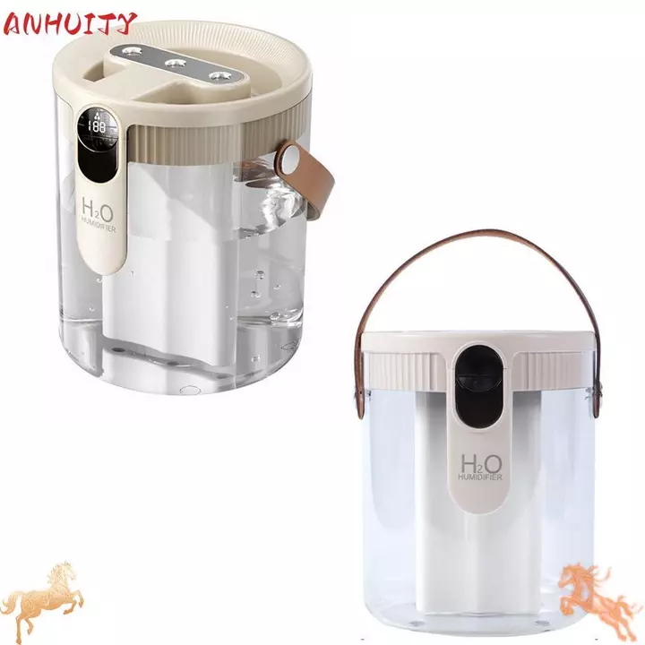 Máy tạo độ ẩm lấp đầy hàng đầu ANHUITYJ, có đèn LED Máy tạo độ ẩm không khí có thể sạc lại, Máy tạo sương mù cầm tay 1,5L Máy tạo độ ẩm thông minh cho phòng ngủ, văn phòng tại nhà