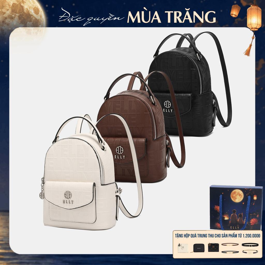 Balo nữ ELLY EBH73 balo thời trang da tổng hợp cao cấp đi làm dạo phố nhỏ gọn