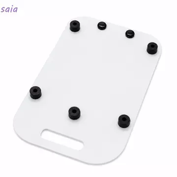 Thanh trượt thiết bị mặt bàn SAIA, có tay cầm Khay trượt ABS cho máy xay sinh tố, Khay trượt máy xay sinh tố màu trắng tiện dụng cho TM5 TM6 để sử dụng máy xay sinh tố