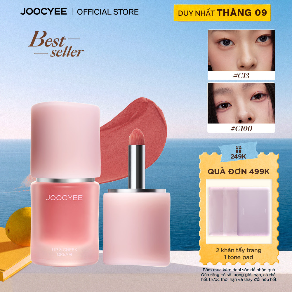Kem má hồng & son đa năng JOOCYEE Multi Purpose Lip & Cheek Cream tự nhiên dễ tán lâu trôi