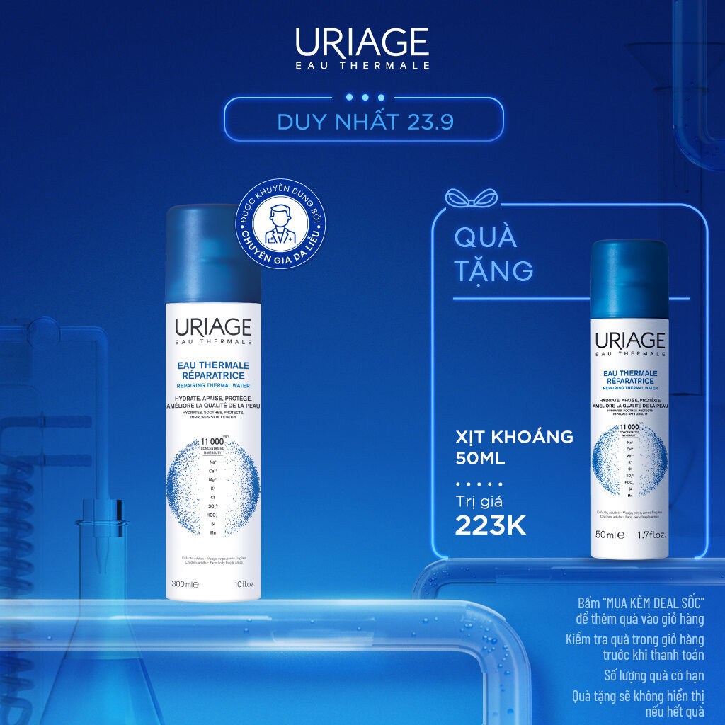 Xịt khoáng cấp ẩm URIAGE THERMAL WATER 300ml